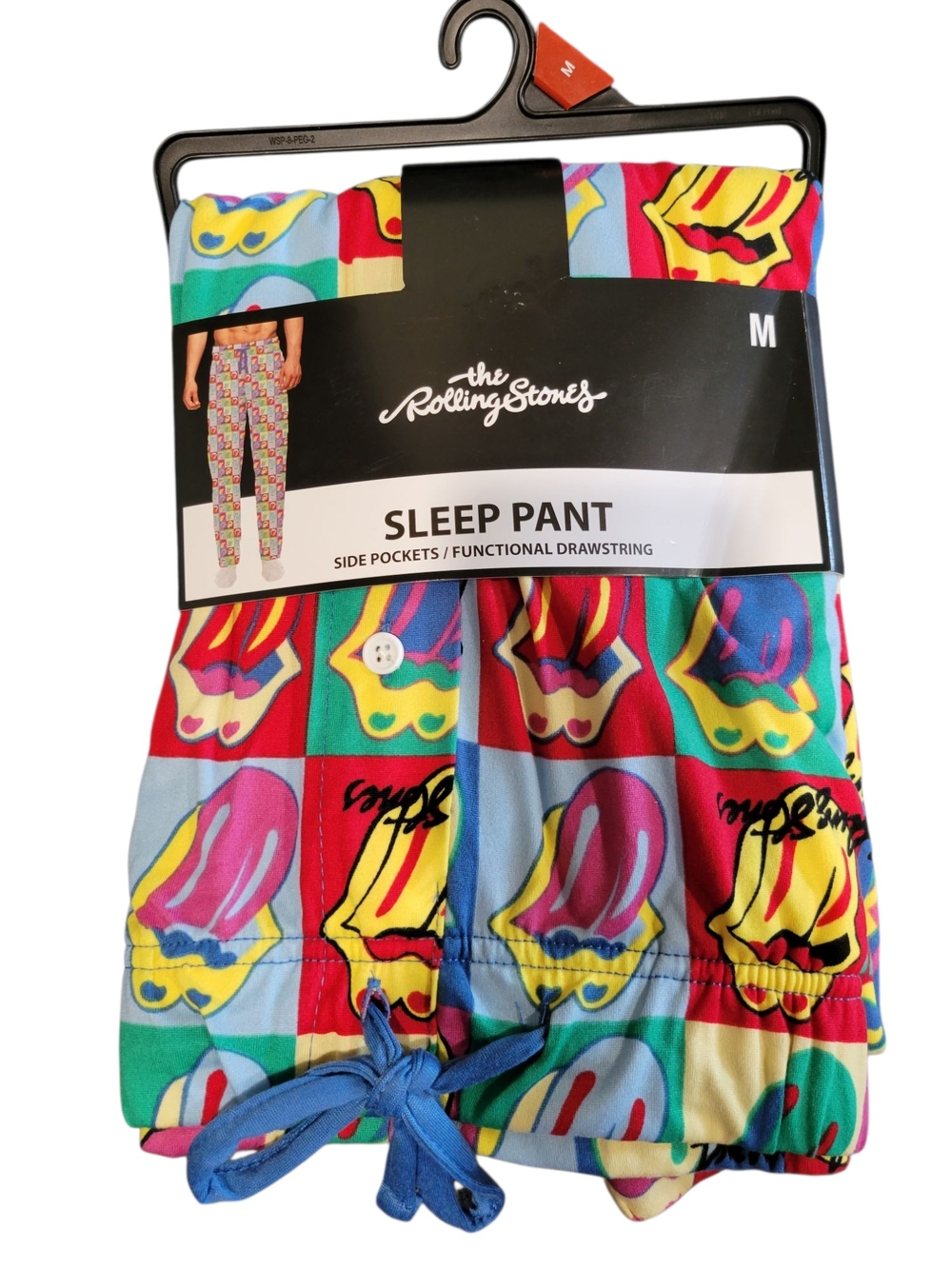 the Rolling Stones Multicolor Logo Print Men’s Pants